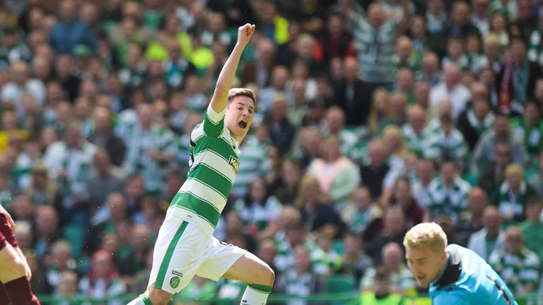 Jack Aitchison makes history with his goal to complete Celtic's 7-0 win over Motherwell
