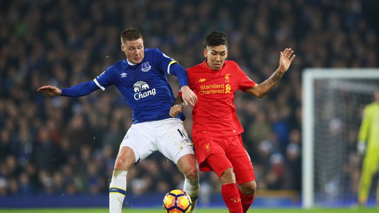 Injury forced James McCarthy off at half-time against Liverpool