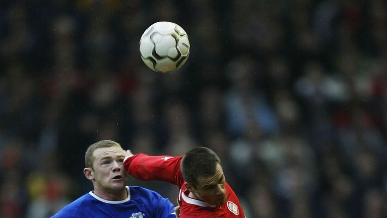 Jamie Carragher Wayne Rooney Everton Liverpool