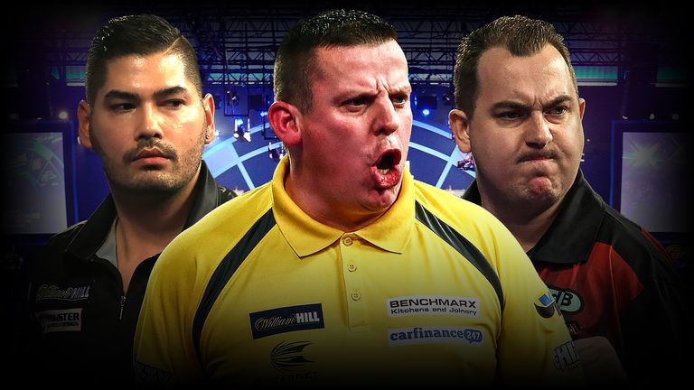 Jelle Klaasen, Dave Chisnall, Kim Huybrechts