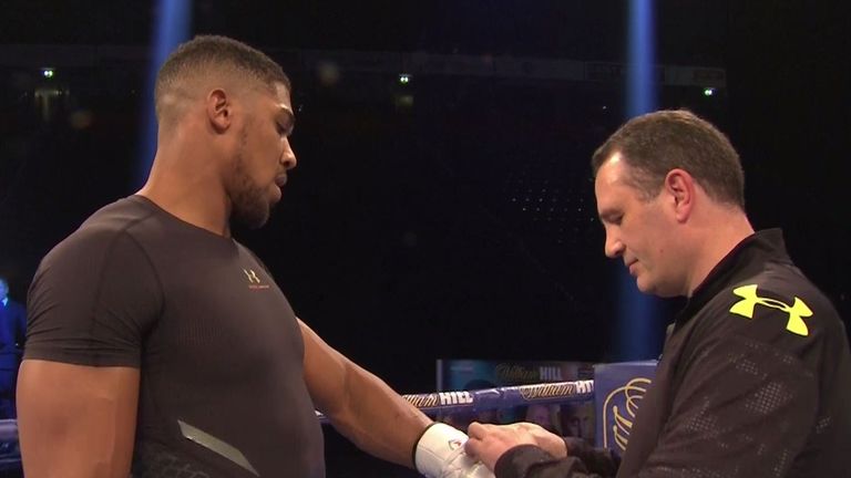 Joshua has announced Rob McCracken as his full-time coach