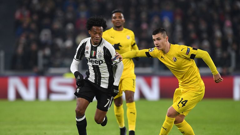 Juan Cuadrado in action for Juventus