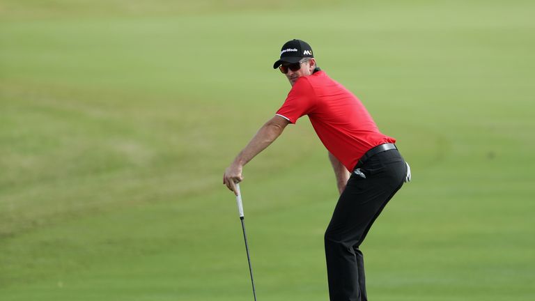 Justin Rose suffered a 'slight back injury' in the opening round