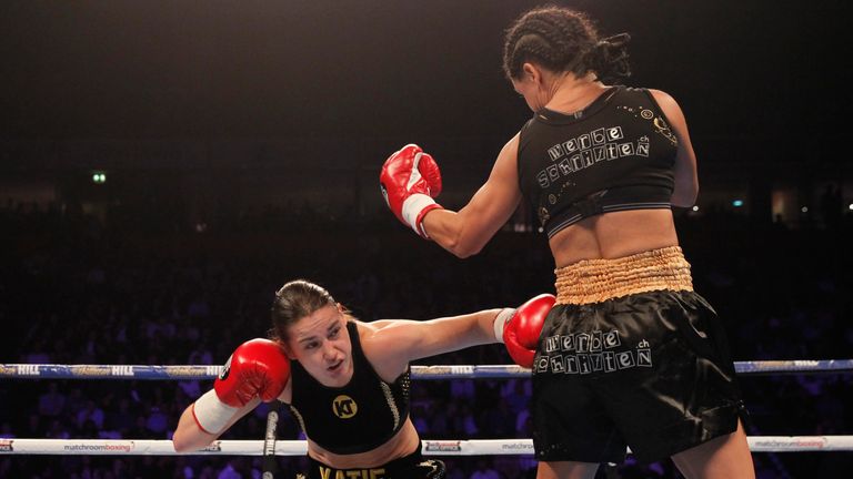 Katie Taylor cruised to her second career victory after outpointing Viviane Obenauf at the Manchester Arena