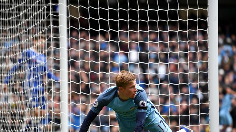 Kevin De Bruyne can't believe he didn't convert from close range