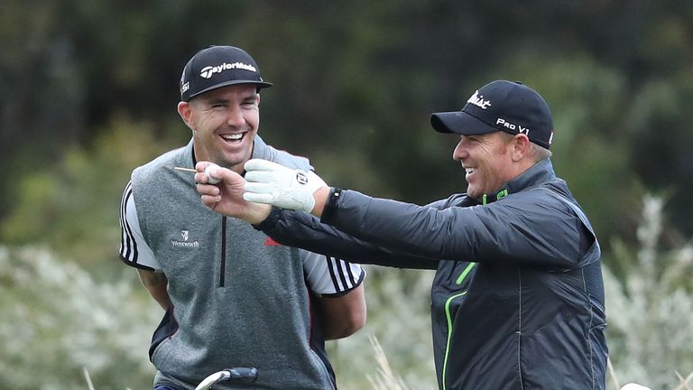 Kevin Pietersen and Shane Warne are regulars on the golf course