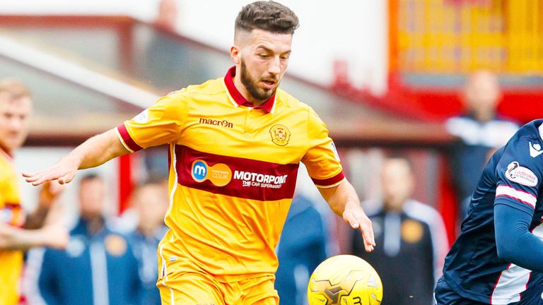 Motherwell will be without Lee Lucas for the visit of Celtic