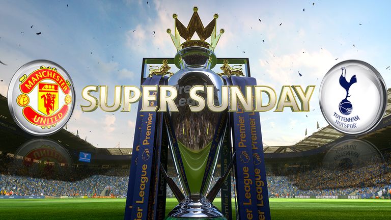 Manchester United and Tottenham go head-to-head on Super Sunday. Watch live coverage from 2pm on SS1.