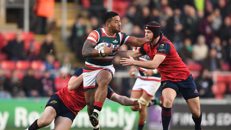 Manu Tuilagi was shown a yellow card for the second successive week