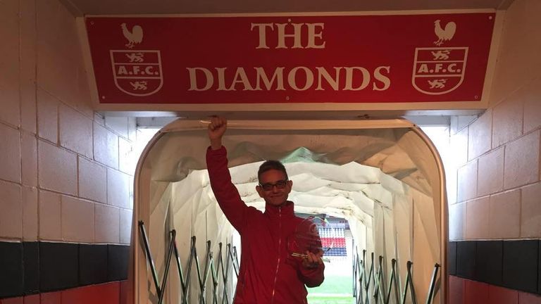 Mark Allison raised nearly £80,000 for cancer charities 