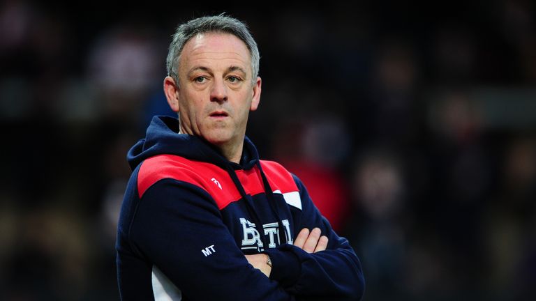 GLOUCESTER, UNITED KINGDOM - DECEMBER 03: Mark Tainton, Coach of Bristol Rugby during the Aviva Premiership match between Gloucester Rugby and Bristol Rugb