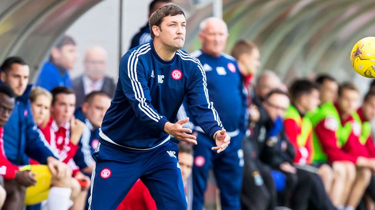 Hamilton Accies player-manager Martin Canning