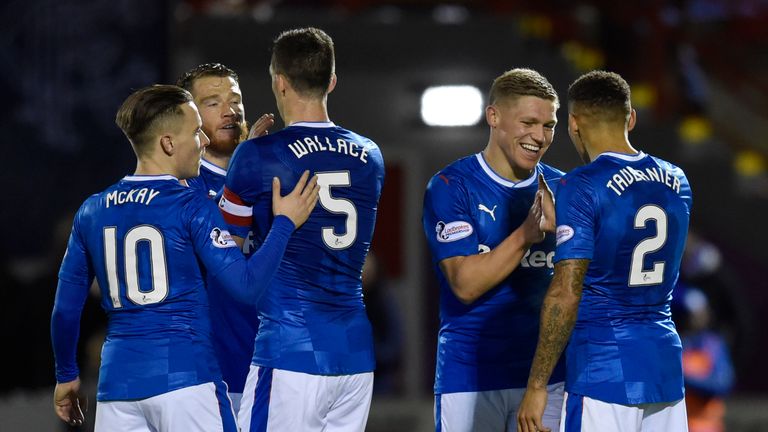Rangers have now won three league games in a row after their victory over Hamilton 