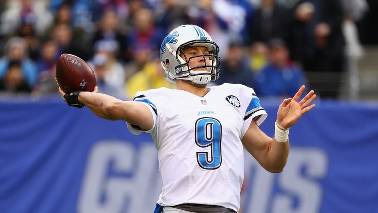 Matthew Stafford was held without a touchdown pass as the Lions' five-game winning streak was ended