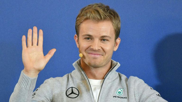 Formula One World champion Germany's Nico Rosberg gives a press conference in Vienna where he announced to end his F1 career 
