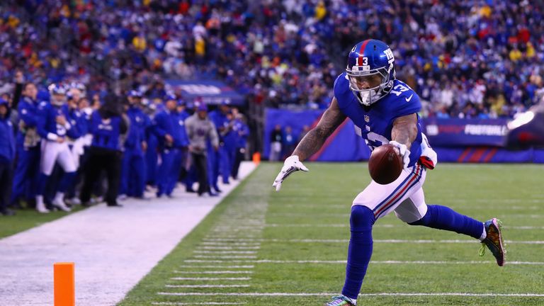Odell Beckham sealed the win with a four-yard score in the fourth quarter