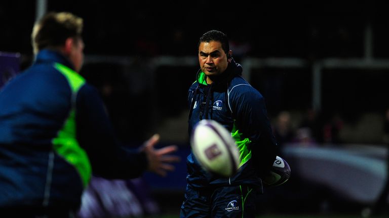 Connacht Rugby coach Pat Lam looks on before a European Rugby Challenge Cup Quarter Final