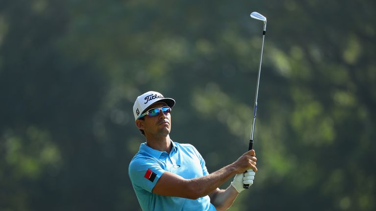 HONG KONG - DECEMBER 09:  Rafa Cabrera Bello of Spain plays his second shot on the 11th hole during the second round of the USB Hong Kong Open at The Hong 