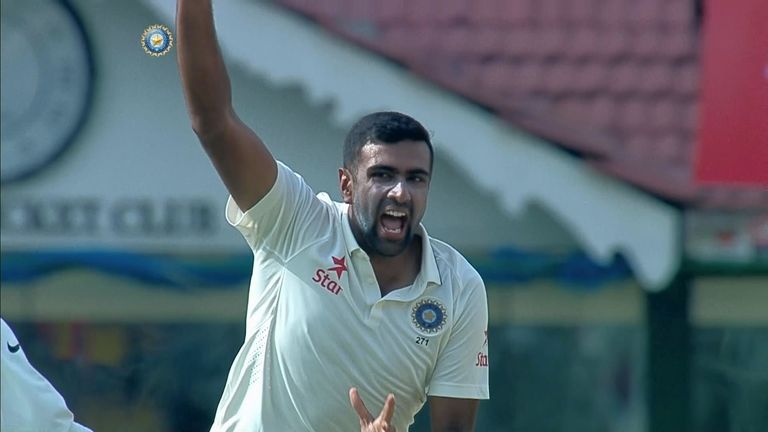 Ravichandran Ashwin removed Ben Stokes early on day two