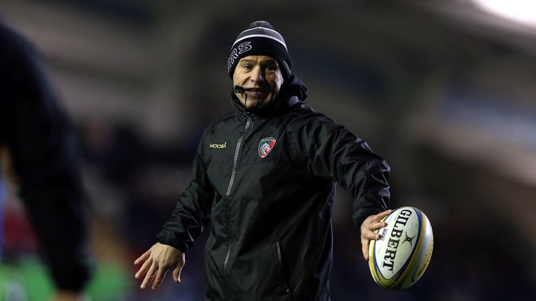 LEICESTER, ENGLAND - DECEMBER 03:  Richard Cockerill Director of Rugby of Leicester Tigers during the Aviva Premiership match between Leicester Tigers and 