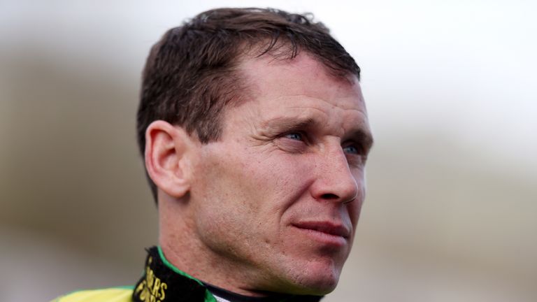 Jockey Richard Johnson during day one of the April Meeting at Cheltenham Racecourse.