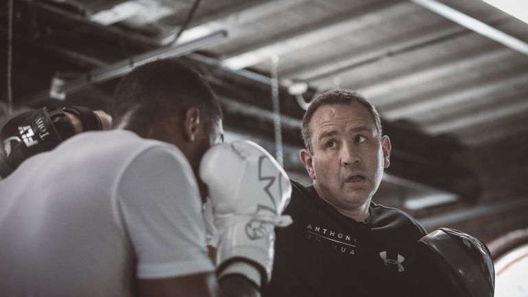 Anthony Joshua and Rob McCracken