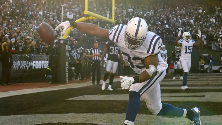 Robert Turbin scored a touchdown late on, but it wasn't enough as the Colts fell to 7-8 on the year