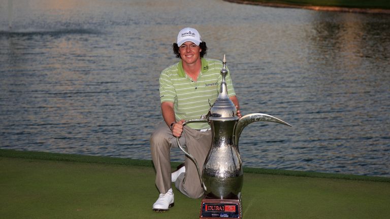 McIlroy earned his first professional victory at the Dubai Desert Classic in 2009