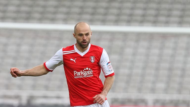 Paul Warne during his playing days at Rotherham United
