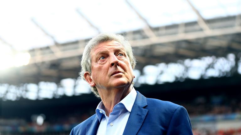 Roy Hodgson prior to the UEFA EURO 2016 round of 16 match against Iceland