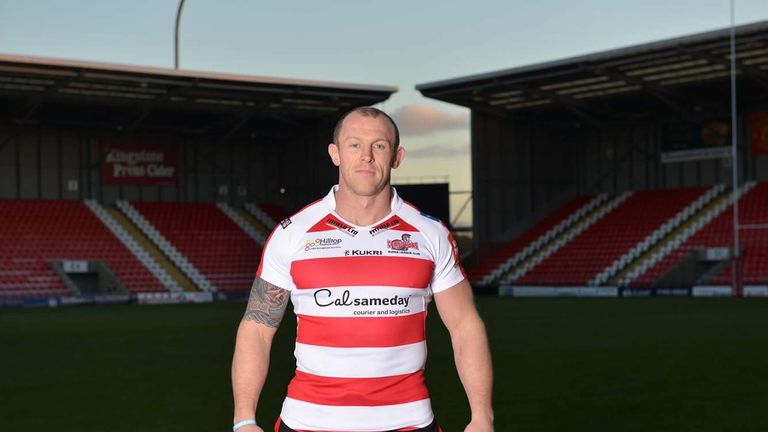 Micky Higham wears Leigh's home kit for 2017