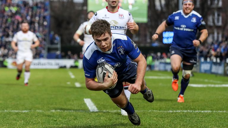 Luke McGrath scores Leinster's second try