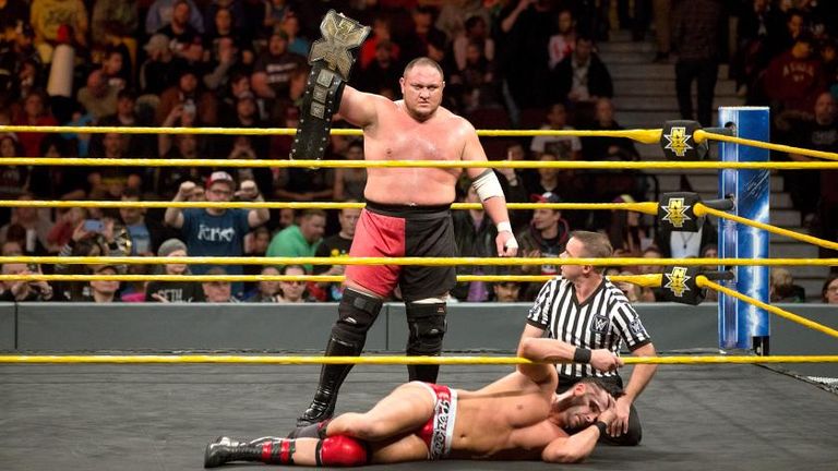 WWE NXT - Samoa Joe beats Tye Dillinger
