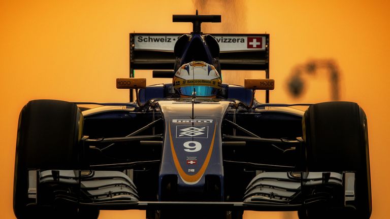 The Sauber of Marcus Ericsson in Abu Dhabi - Picture from Sutton Images