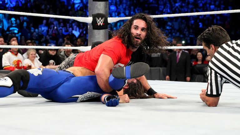 WWE - AJ Styles v Seth Rollins