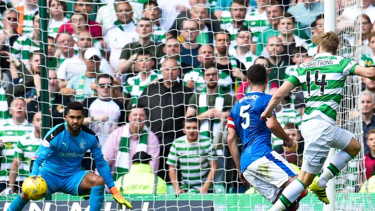 Stuart Armstrong completes Celtic's 5-1 rout of Rangers in September