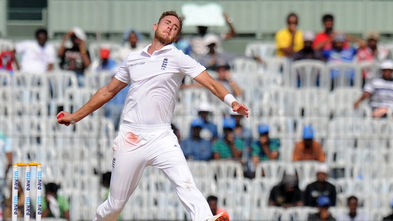 Stuart Broad had Virat Kohli caught for just 15 in Chennai (Credit: AFP)