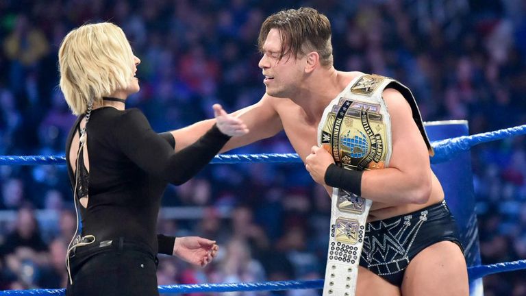 WWE Smackdown - Renee Young and The Miz