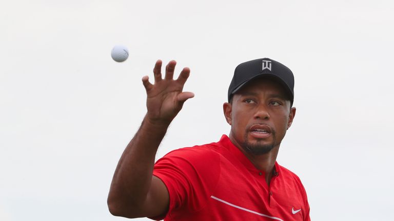Tiger Woods during the final round of the Hero World Challenge
