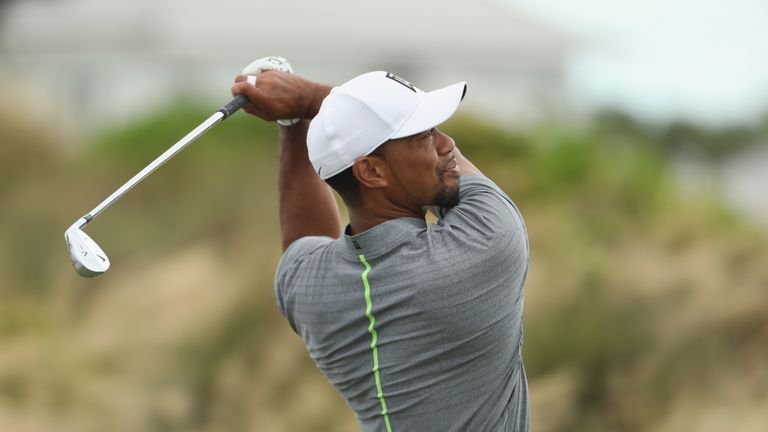 Tiger Woods during round three of the Hero World Challenge at Albany