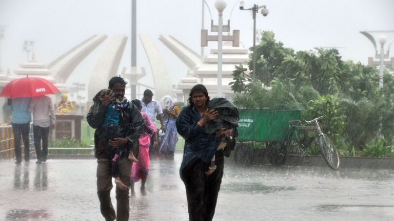 Chennai has been hit with torrential rain and winds this week