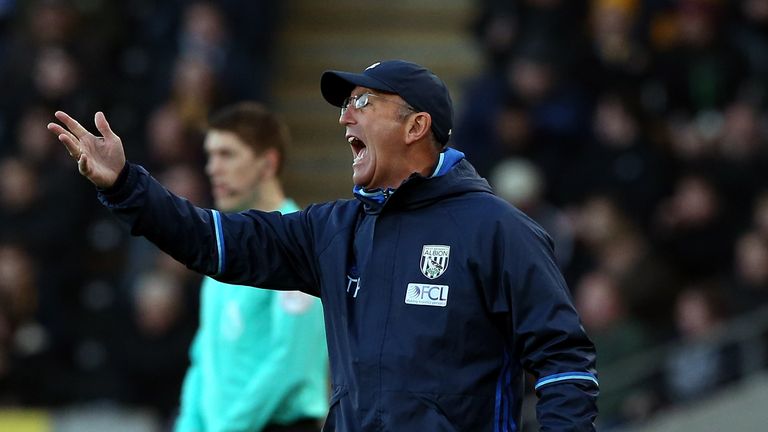 West Brom manager Tony Pulis 