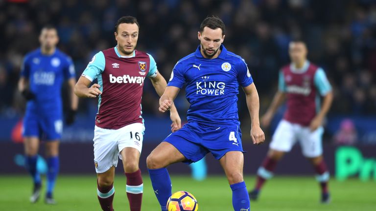 Mark Noble closes down Danny Drinkwater