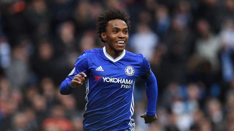 Chelsea's Brazilian midfielder Willian