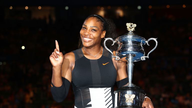 Serena Williams began the year in emphatic fashion winning the Australian Open 