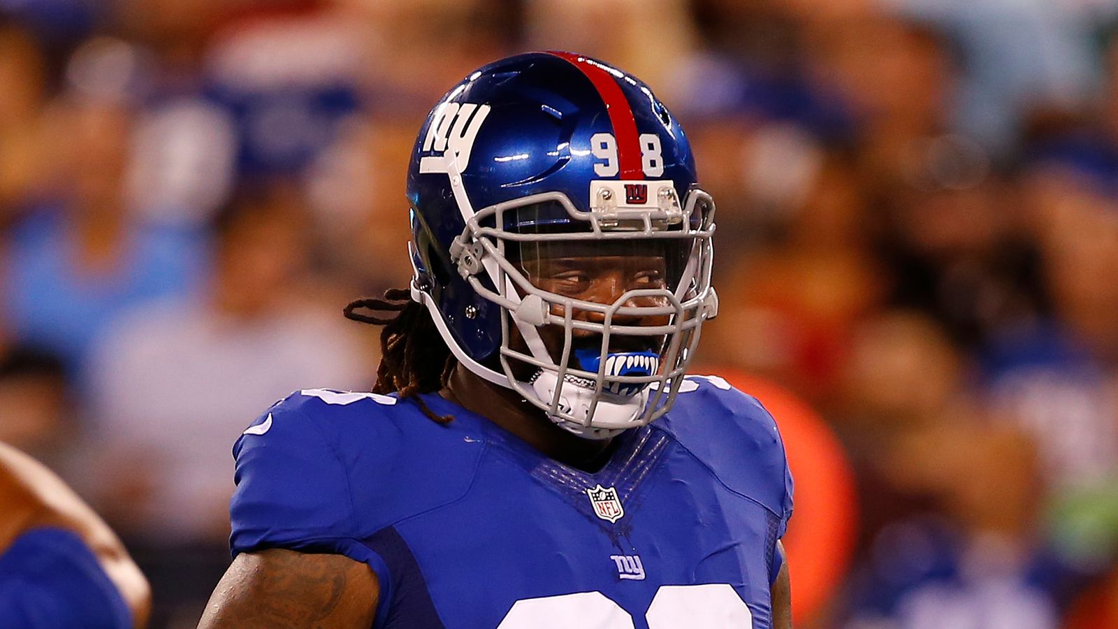New York Giants' Damon Harrison jokes to have worked out Super Bowl by...