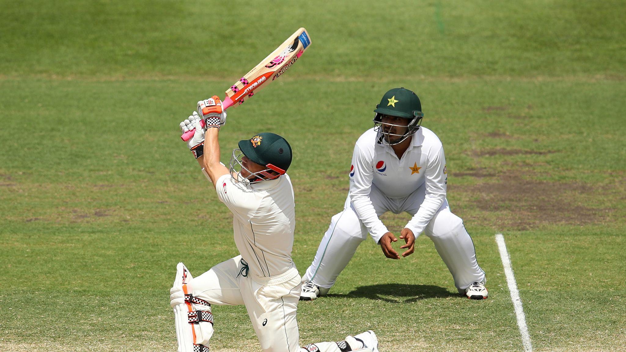 David Warner smashes 23-ball 50 as Australia close on victory over Pakistan Cricket News Sky Sports