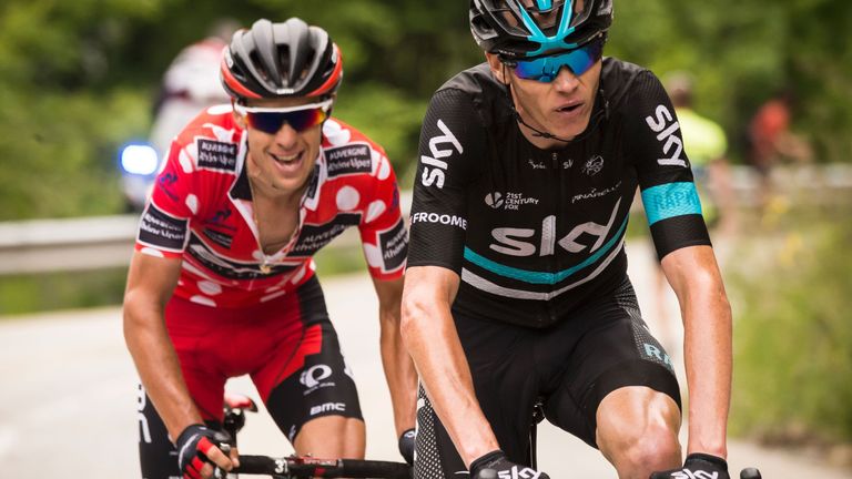 Chris Froome (right) expects a strong challenge from Richie Porte (left) in the Towards Zero Race