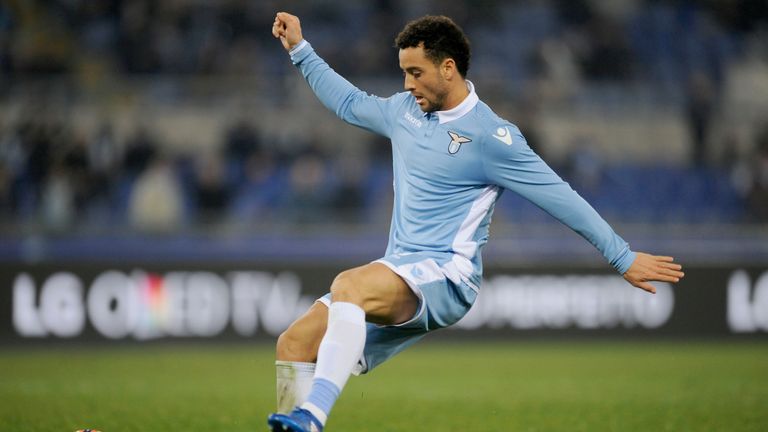 ROME, ROMA - JANUARY 28:  Felipe Anderson af SS Lazio during the Serie A match between SS Lazio and AC Chievo Verona at Stadio Olimpico on January 28, 2017
