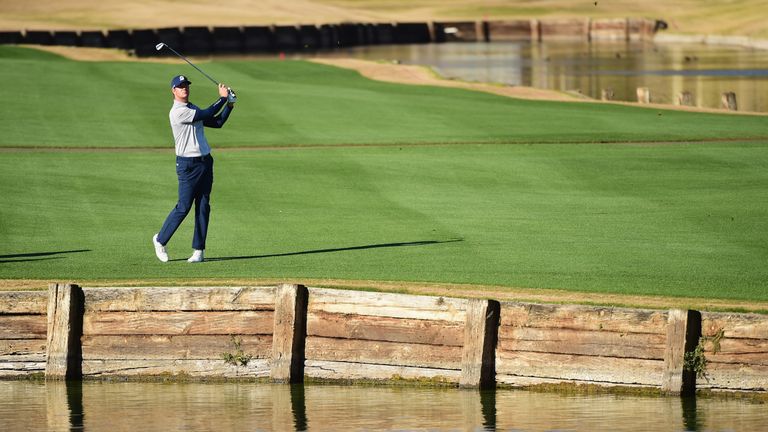 Hudson Swafford during his third round 71 in California